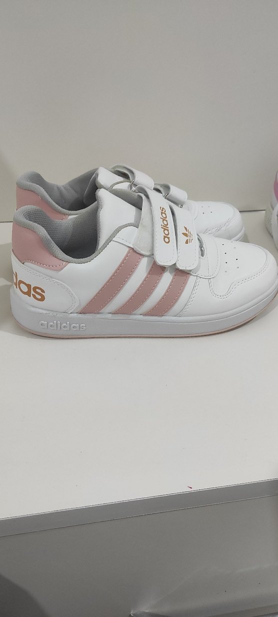 Kız Çocuk Beyaz Adidas Spor Ayakkabı - Görsel 3