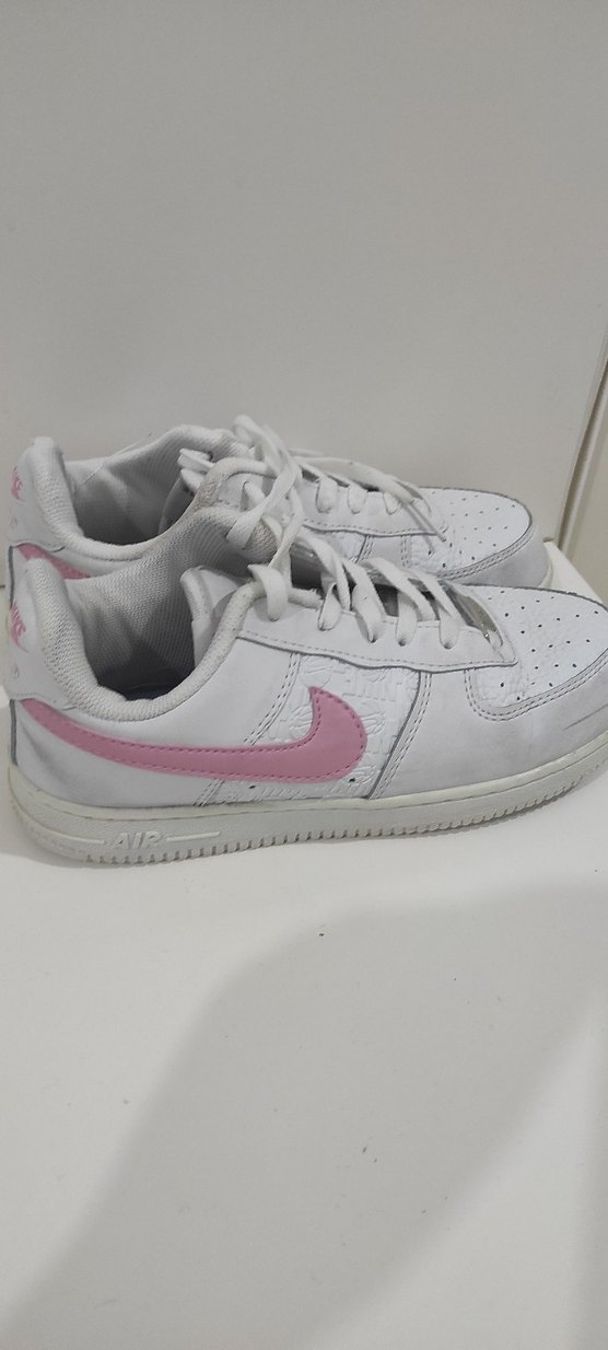 Beyaz Bağcıklı Kadın Spor Ayakkabı - Görsel 2