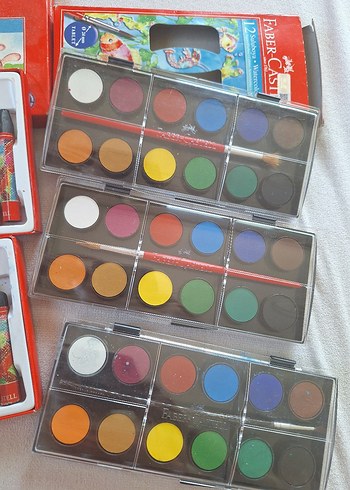 Beden Faber-Castell 12 Renk Pastel Boya ve Sulu Boya Seti