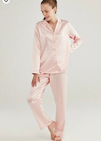 Saten pijama takımı