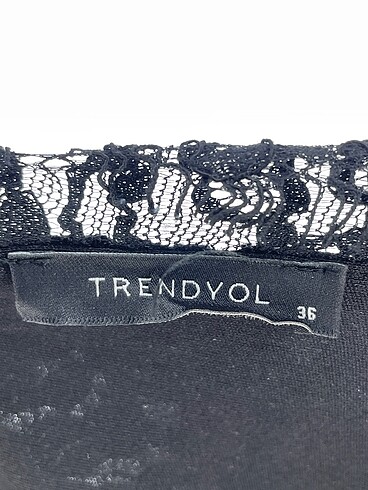 36 Beden siyah Renk Trendyol & Milla Uzun Elbise %70 İndirimli.