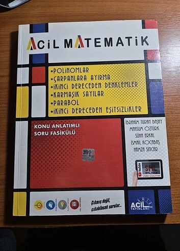 ACİL POLİNOM ÇARPANLAR PARABOL EŞİTSİZLİKLER FASİKÜL