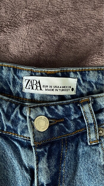 36 Beden mavi Renk Zara jean