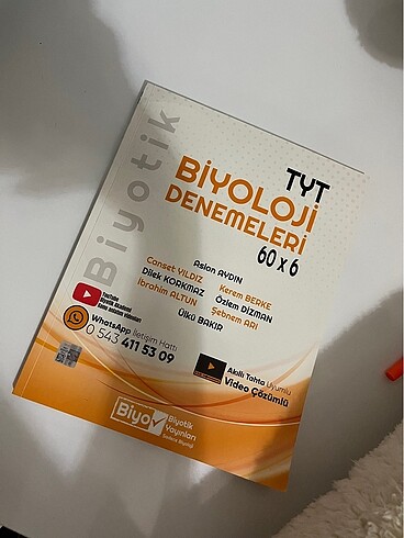 tyt biyoloji deneme
