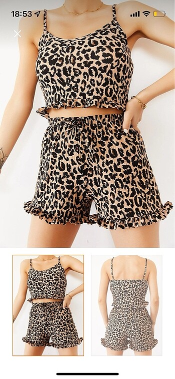 Pijama şort takım