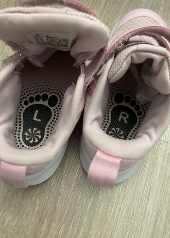 Kız Çocuk Pembe Cırt Cırtlı Spor Ayakkabı - Görsel 5