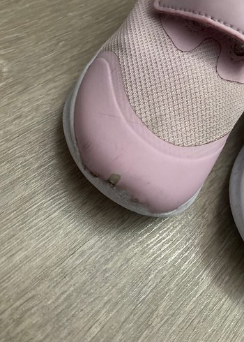 Kız Çocuk Pembe Cırt Cırtlı Spor Ayakkabı - Görsel 4