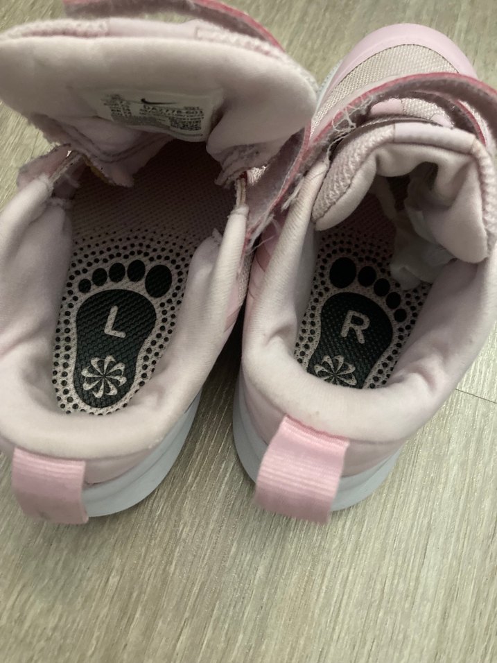 Kız Çocuk Pembe Cırt Cırtlı Spor Ayakkabı - Görsel 5