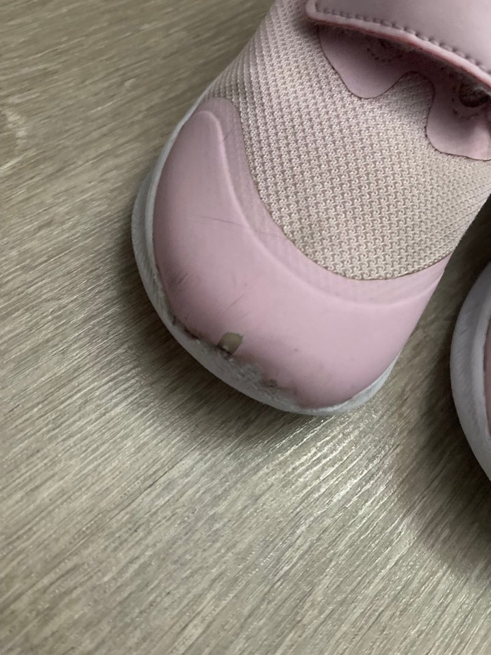 Kız Çocuk Pembe Cırt Cırtlı Spor Ayakkabı - Görsel 4