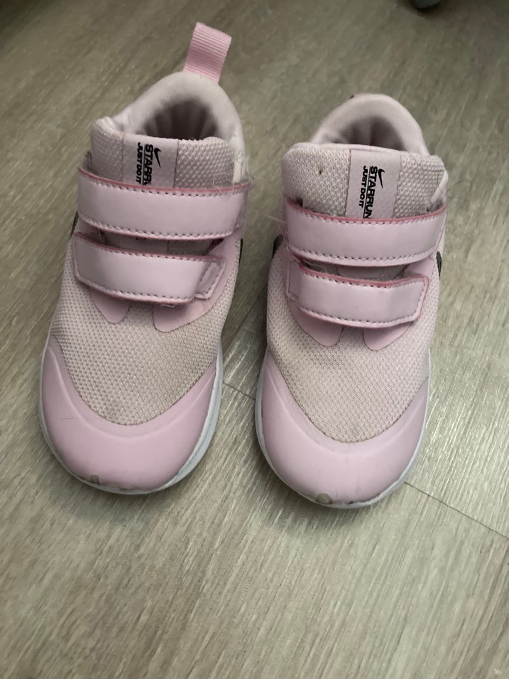 Kız Çocuk Pembe Cırt Cırtlı Spor Ayakkabı - Görsel 2