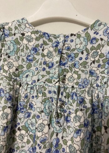 Kız Çocuk Beyaz Kürklü Bohem Elbise - Görsel 7