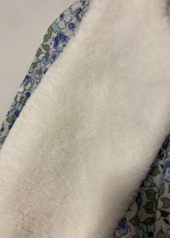 Kız Çocuk Beyaz Kürklü Bohem Elbise - Görsel 3