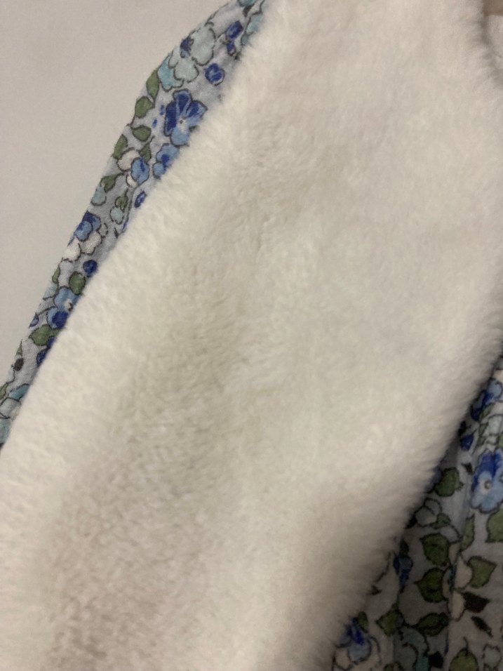 Kız Çocuk Beyaz Kürklü Bohem Elbise - Görsel 3