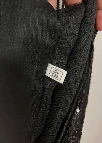 Siyah Uzun Drapeli V Yaka Gotik Elbise - Görsel 9