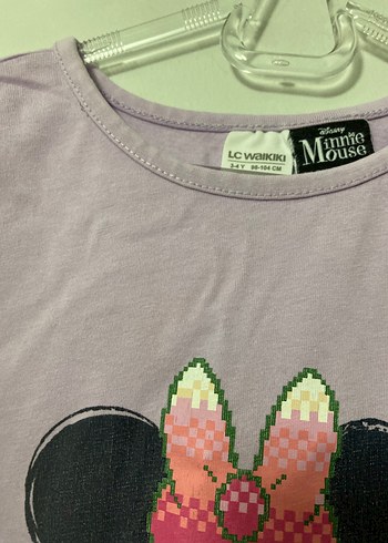 Minnie Mouse Baskılı Kız Elbise - Görsel 3