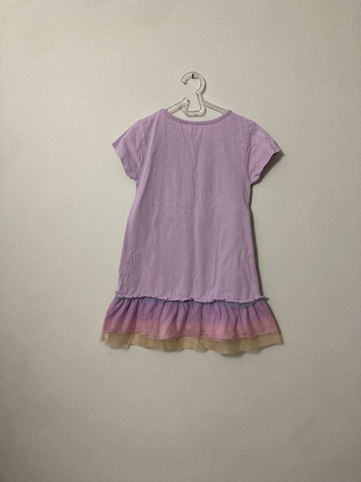 Minnie Mouse Baskılı Kız Elbise - Görsel 4