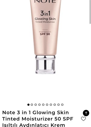 Note Healthy Skin Tinted Moisturizer 50SPF Renk Ton Eşitleyici - Görsel 2