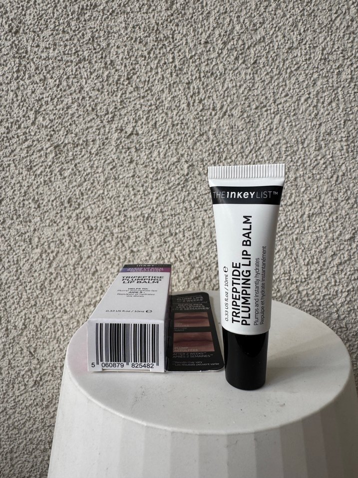 THE INKEY LIST tripeptide Plumping Lip Balm Dolgunlaştırıcı balm - Görsel 2