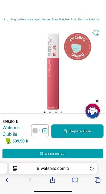  Beden Maybelline New York Super Stay Mat Ink Likit Mat Ruj No: 150