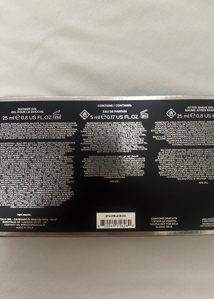 MICHAEL KORS Pour Homme erkek bakım Seti (parfüm, losyon, duş je - Görsel 5