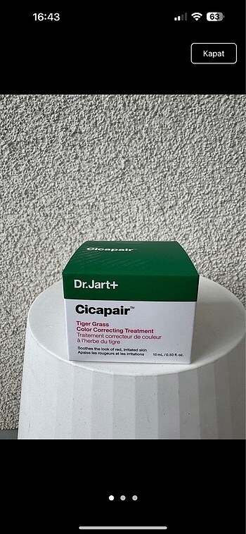 DR.JART+ Cicapair Tiger Grass cilt tonu eşitleyici
