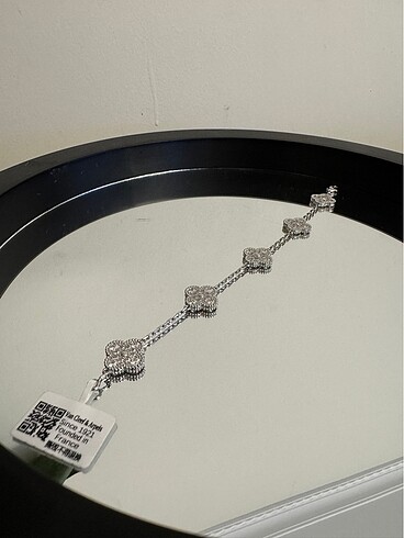 Beden Van Cleef & Arpels Vintage Alhambra bilezik, 5 motif silver