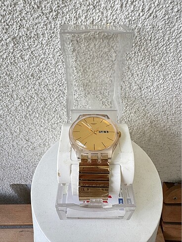 Swatch Gold New Gent Dazzing Light Unisex saat SUOK702A
