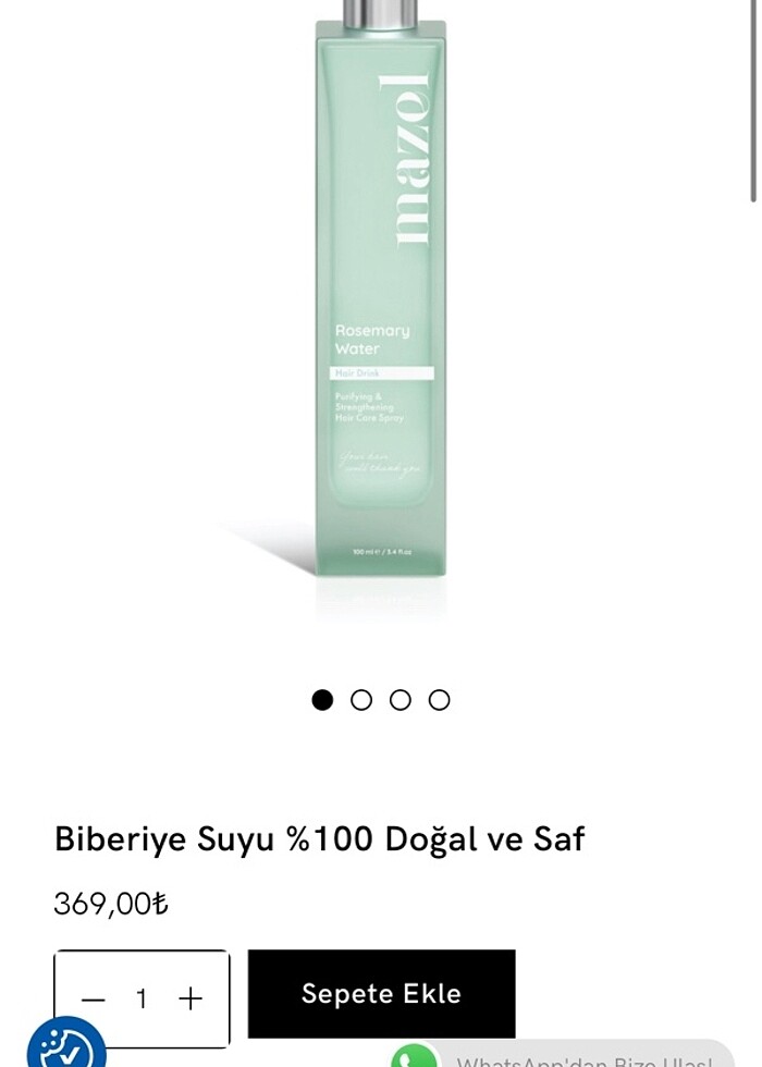 Biberiye Suyu 0 Doğal ve Saf - Görsel 2