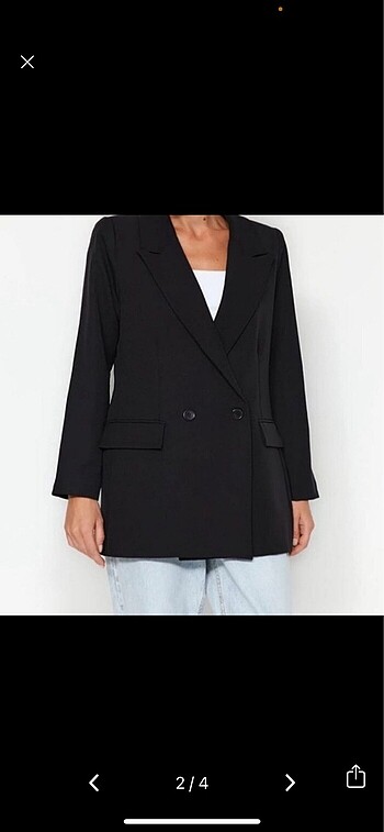 46 Beden Blazer ceket eşarp hediye