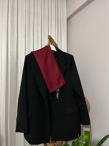 Blazer ceket eşarp hediye