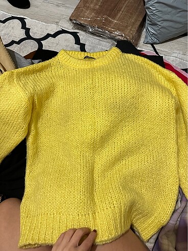 Zara peluş kazak