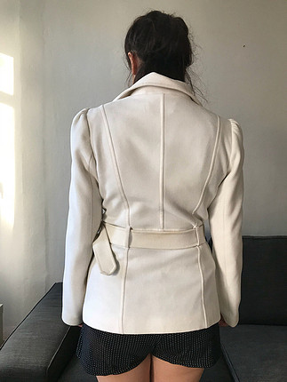 38 Beden beyaz Renk Icon marka palto