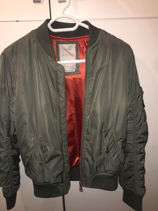 Bershka Yeşil bomber