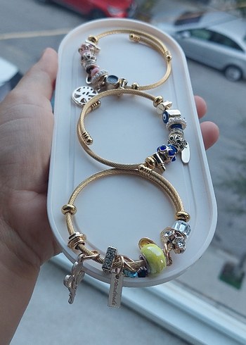 Boncuklu Çok Renkli Bohem pandora Bileklik
Yeni etiketli - Görsel 2