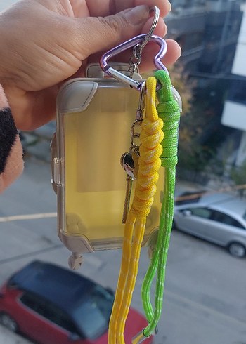 Püsküllü Biker Tarzı Kadın Anahtarlık ve charm - Görsel 2