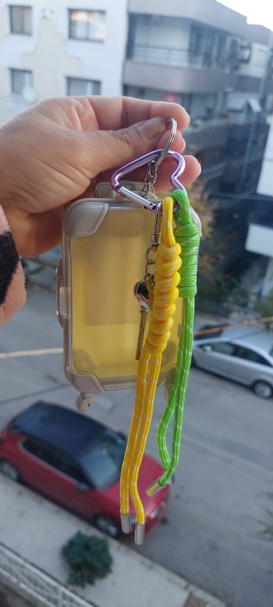 Püsküllü Biker Tarzı Kadın Anahtarlık ve charm - Görsel 2