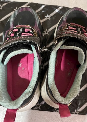 29 Beden pembe Renk Kız Çocuk Bağcıksız Pembe Spor Ayakkabı