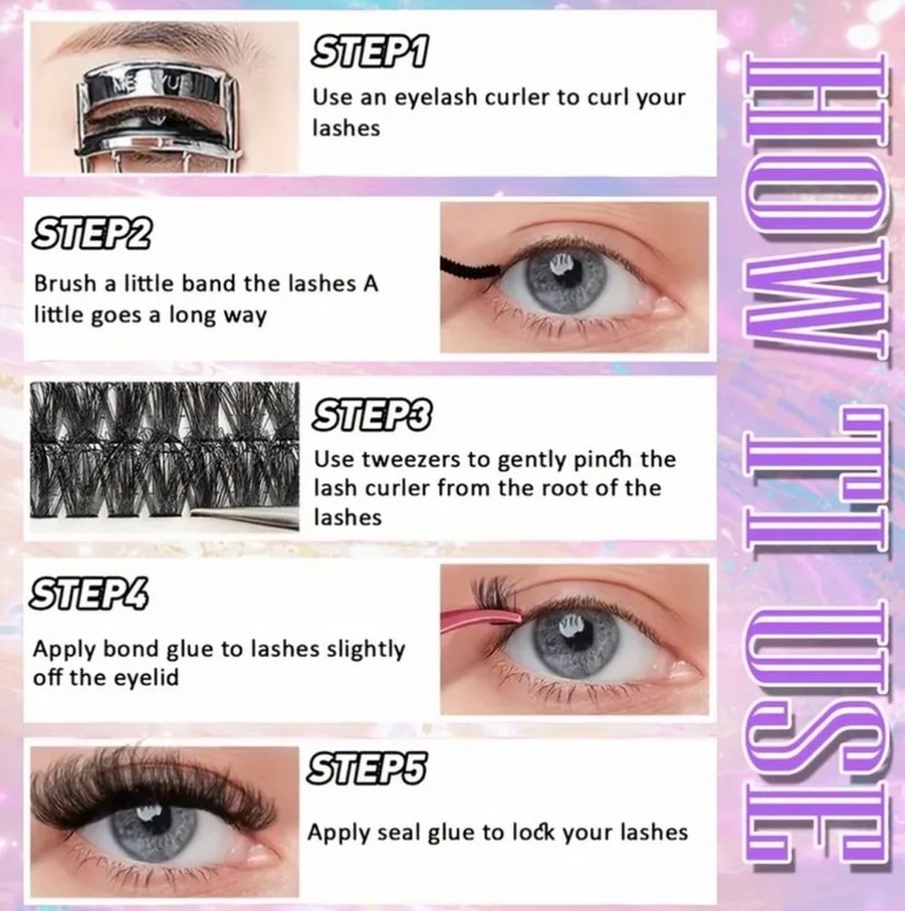 ANİME MANGA KİRPİK SETİ ŞOK FİYAT - Görsel 5