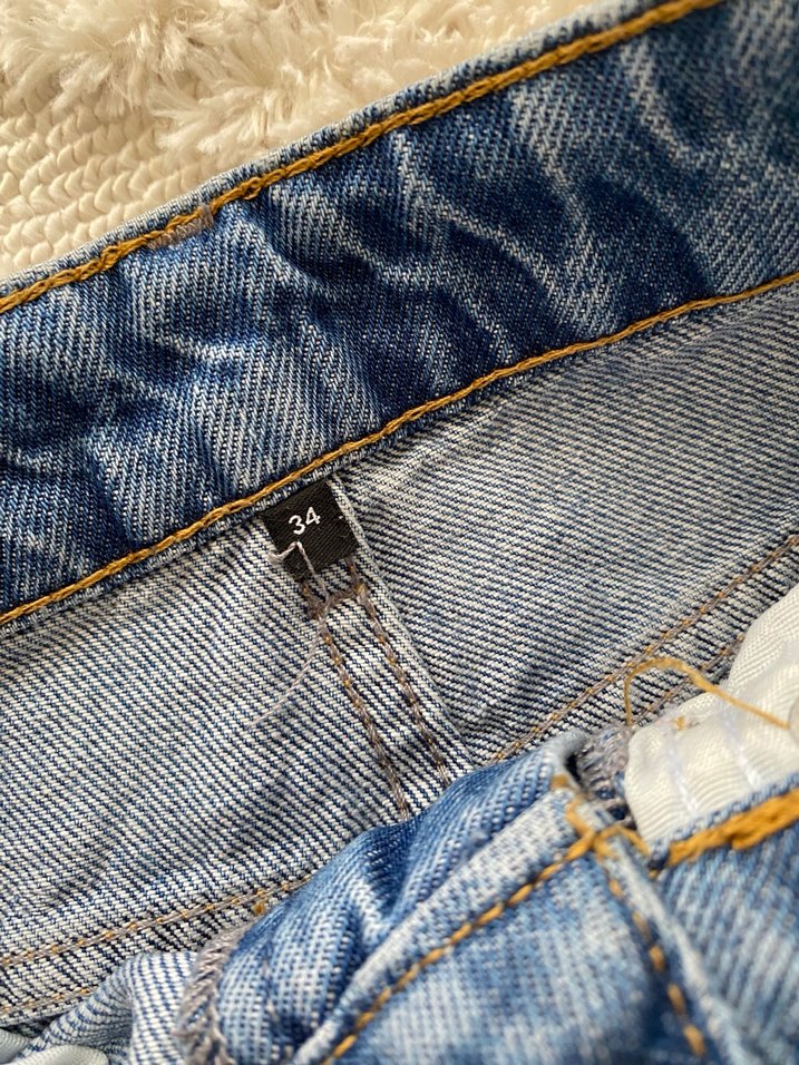 Kadın Mavi Denim Midi Boy Jean - Görsel 3