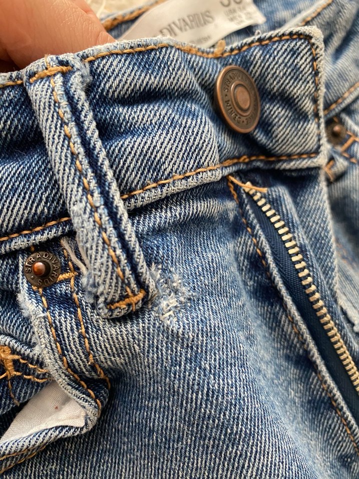 Mavi Kadın Midi Boy Denim Pantolon - Görsel 4