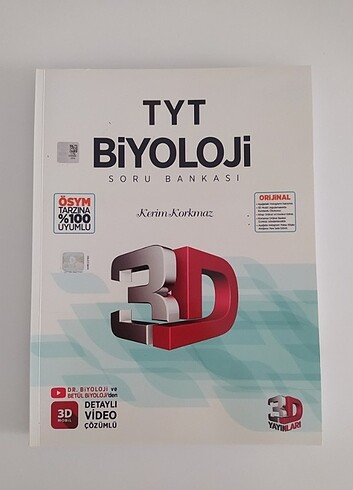 3D Tyt Biyoloji Soru Bankası 