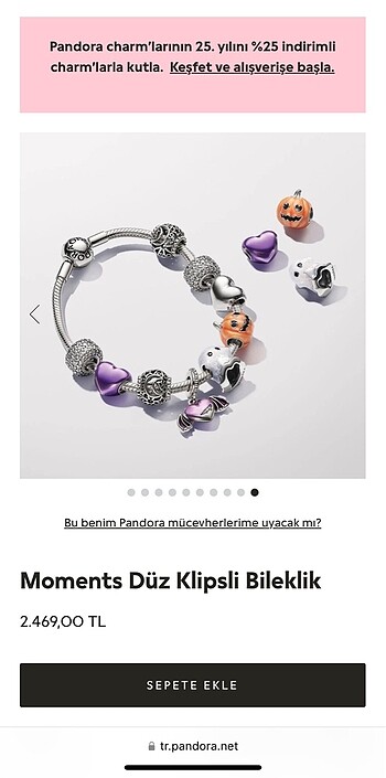 Pandora PANDORA BİLEKLİK ORIJINAL