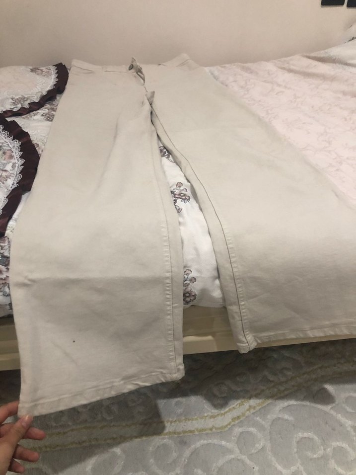 Bej Kadın pantolon - Görsel 4