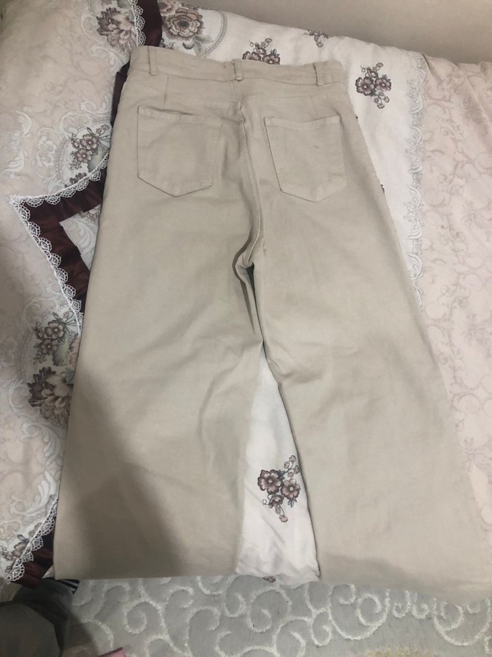 Bej Kadın pantolon - Görsel 5