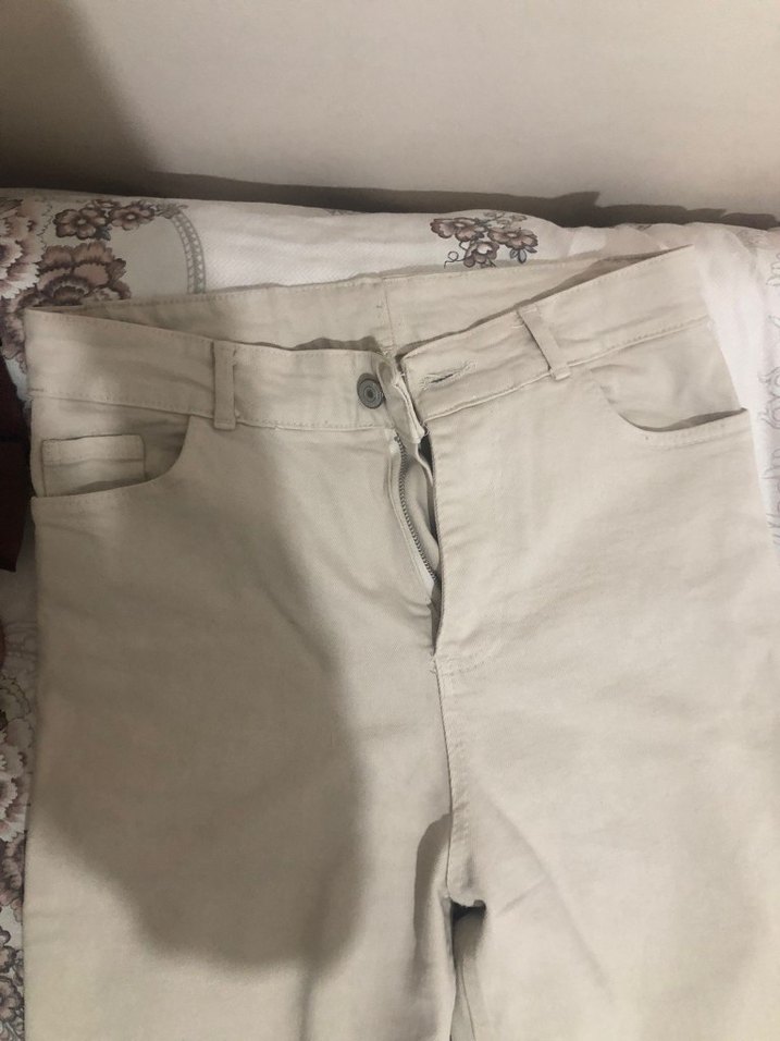 Bej Kadın pantolon - Görsel 3