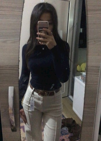 addax krem pantolon - Görsel 2