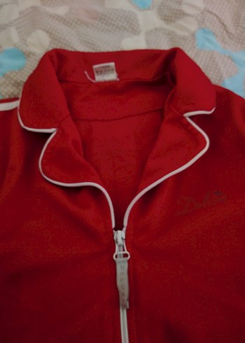 y2k kedili kırmızi ceket - Görsel 6