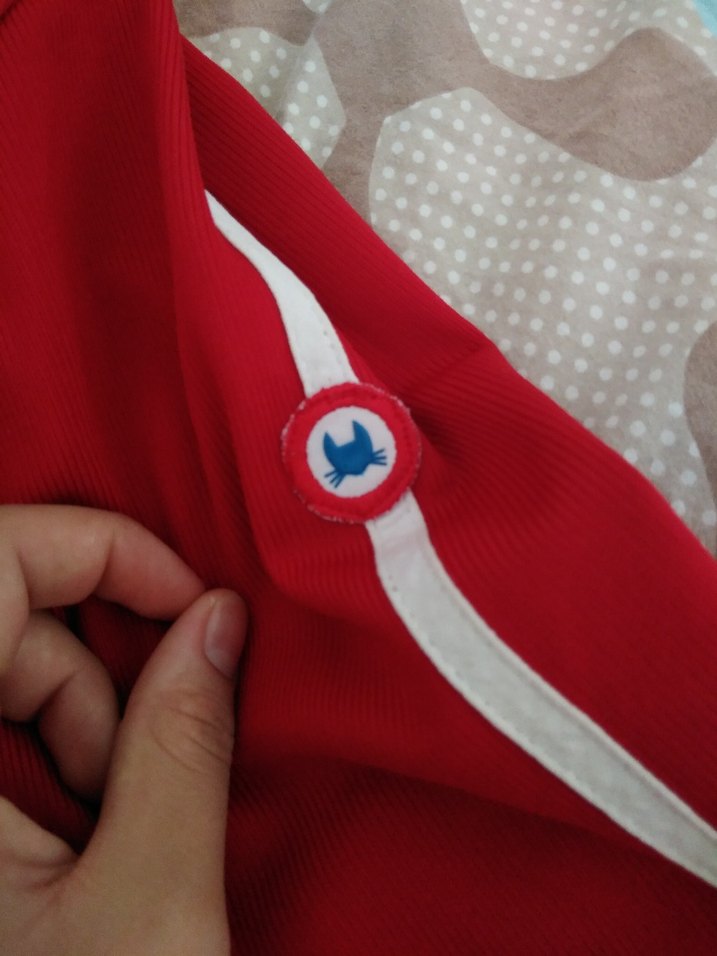 y2k kedili kırmızi ceket - Görsel 4