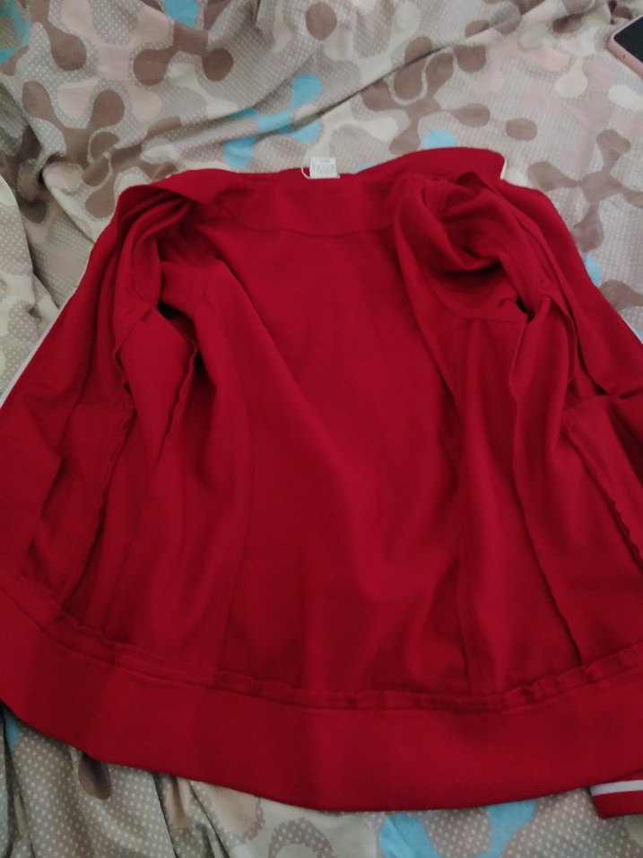 y2k kedili kırmızi ceket - Görsel 2