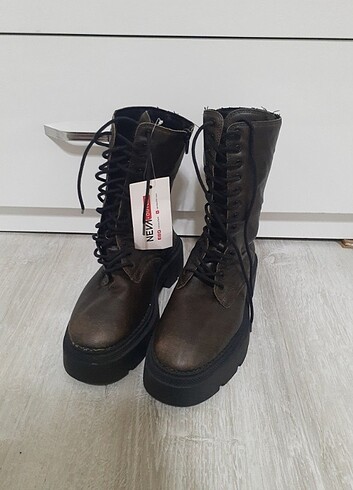 37 Beden kahverengi Renk Zara Bot
